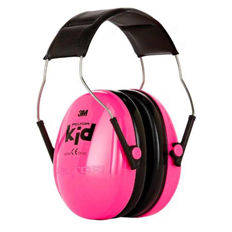 Prettrokšņa Austiņas bērniem - 3M Peltor Kid hearing protectors - pink (bojāts iepakojums)