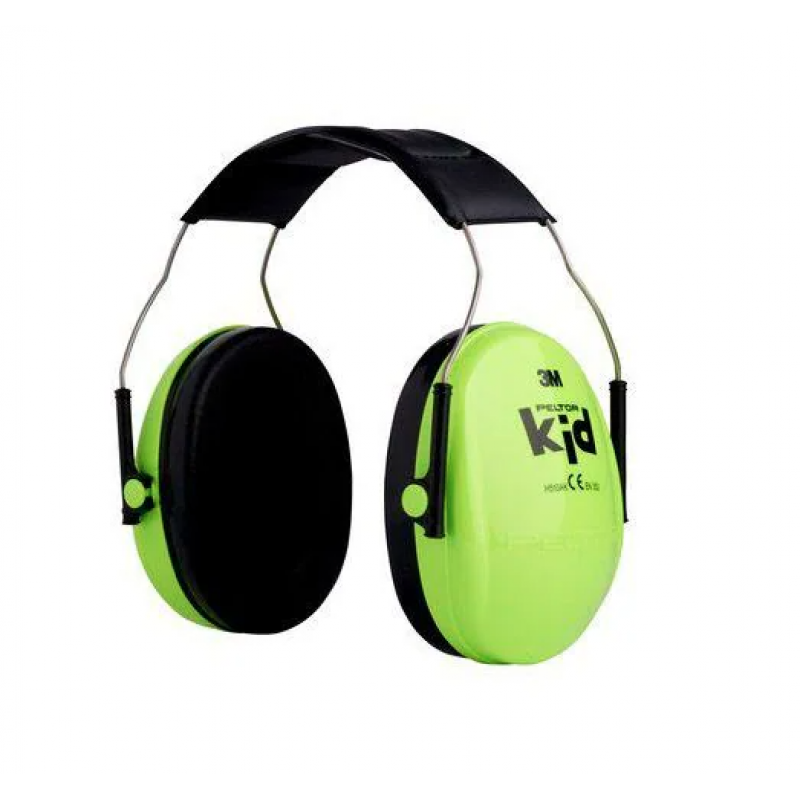 Prettrokšņa Austiņas bērniem - 3M Peltor Kid hearing protectors - green (bojāts iepakojums)