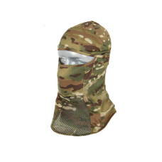 Balaklāva - Balaclava with a protective mask - Multicam