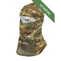 Balaklāva - Balaclava with a protective mask - Multicam