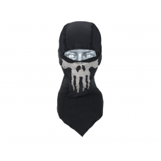 Balaklāva - Ghost-Skull Balaclava/Mask - Black