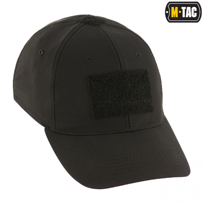 Beisbola cepure, kepons (mitruma atgrūdošs materiāls) - tactical baseball cap Flex Lightweight -  Black - S/M size