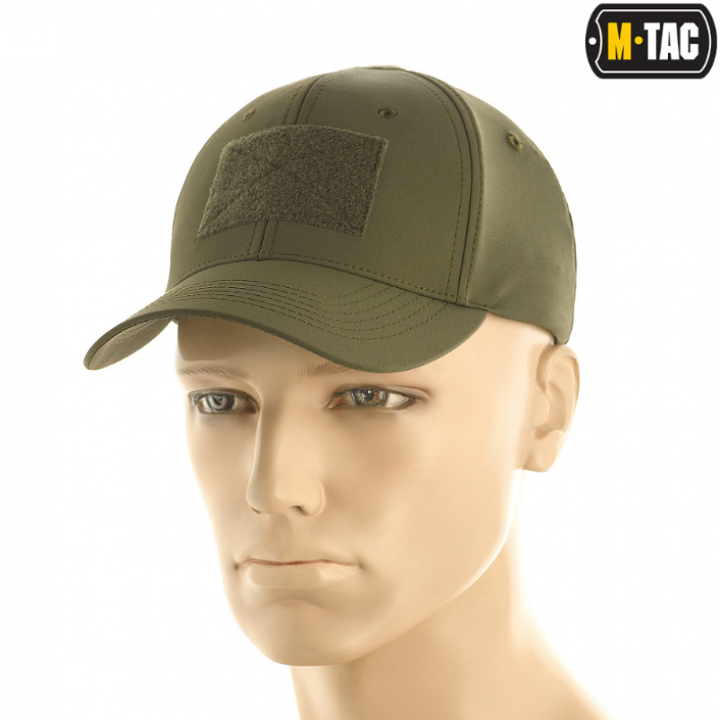 Beisbola cepure, kepons (mitruma atgrūdošs materiāls) - tactical baseball cap Flex Lightweight -  Dark Olive - S/M