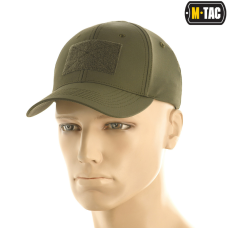Beisbola cepure, kepons (mitruma atgrūdošs materiāls) - tactical baseball cap Flex Lightweight -  Dark Olive - S/M
