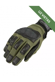 Taktiskie cimdi - Armored Claw Smart Tac tactical gloves - green - L size