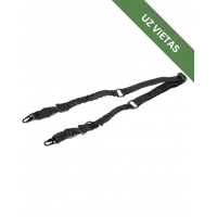 Ieroča siksna - 2-point bungee sling Acodon - Black