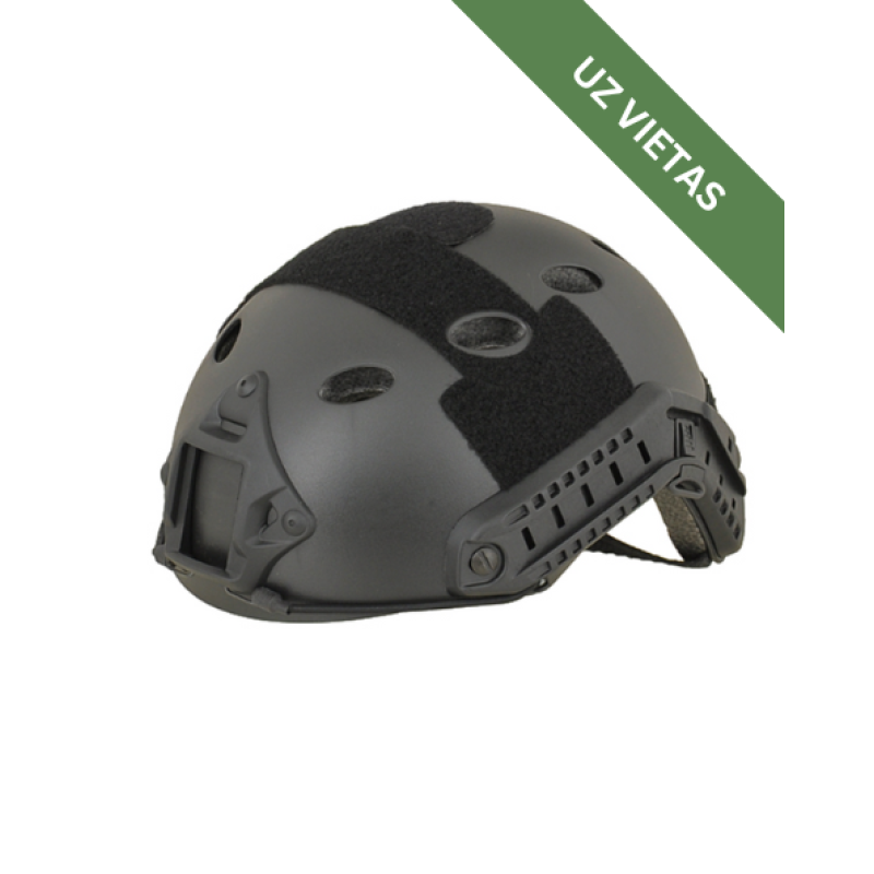 Taktiskā ķivere airsoftam - FAST PJ replica helmet - Black