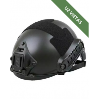 Taktiskā ķivere airsoftam - X-Shield FAST MH Helmet Replica - Black