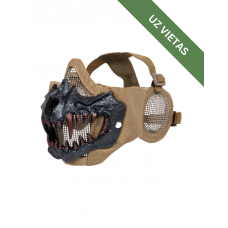 Airsoft maska - Stalker Evo Plus Fangs Ear Protection Mask - Tan