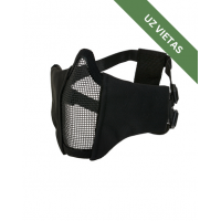 Airsoft maska - Half face protective mesh mask - Black