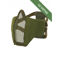 Airsoft maska - Half face protective mesh mask - Olive