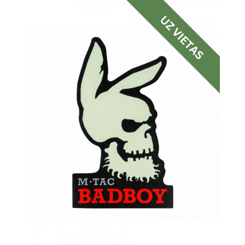 Uzšuve (tumsā spīd) - Bad Boy - Patch