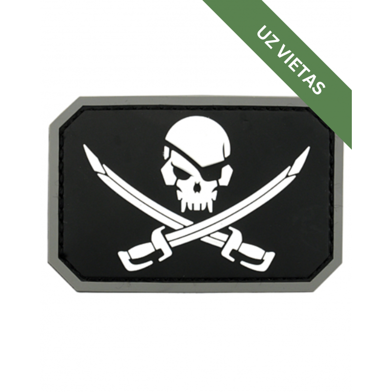 Uzšuve - Pirate - Black - Patch 