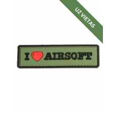 Uzšuve - 3D Patch -  I Love Airsoft