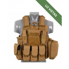 Taktiskā veste - Tactical vest with QR system - Coyote