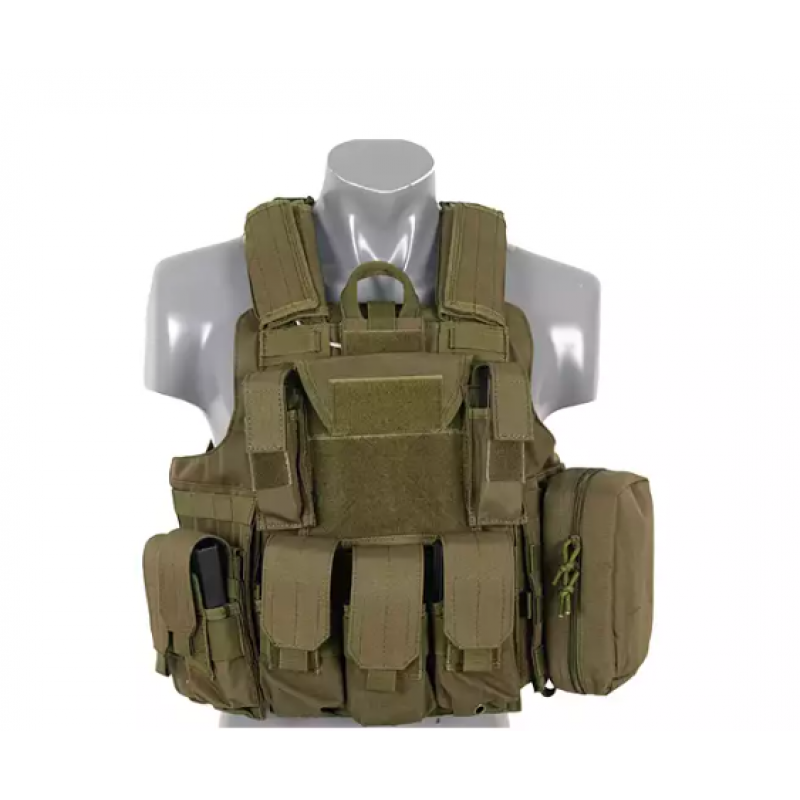 Taktiskā veste - Tactical vest with QR system - Olive