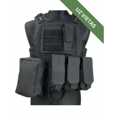 Taktiskā veste - AAV FSBE Tactical Vest - Black