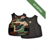 Aizsargveste peintbolam / airsoftam - Buddha Chest Vest Adult Reversible Black Camo XL