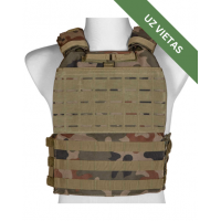 Taktiskā veste - Plate Carrier MOLLE/Laser-Cut - WZ.93 Woodland Panther