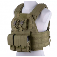 Taktiskā veste - Plate Carrier Tactical Vest - Olive Drab