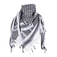 Lakats - Arafatka protective scarf MFH Shemagh - Black/White